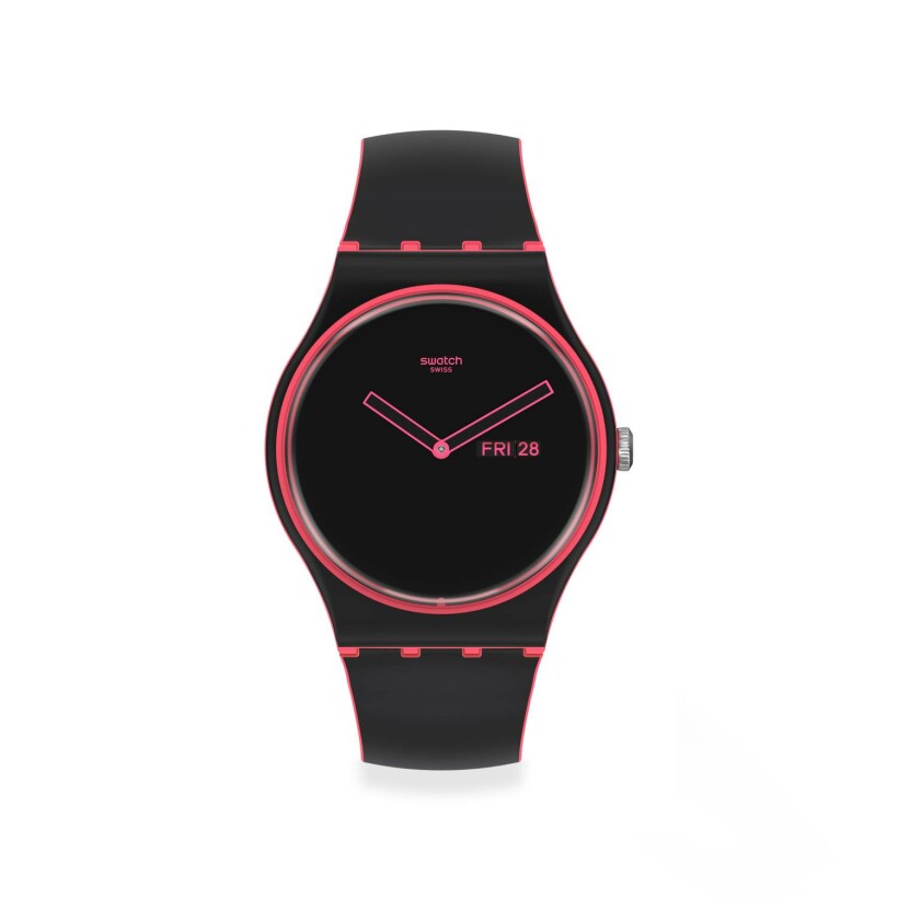 Montre Monthly Drops Minimal Line Pink