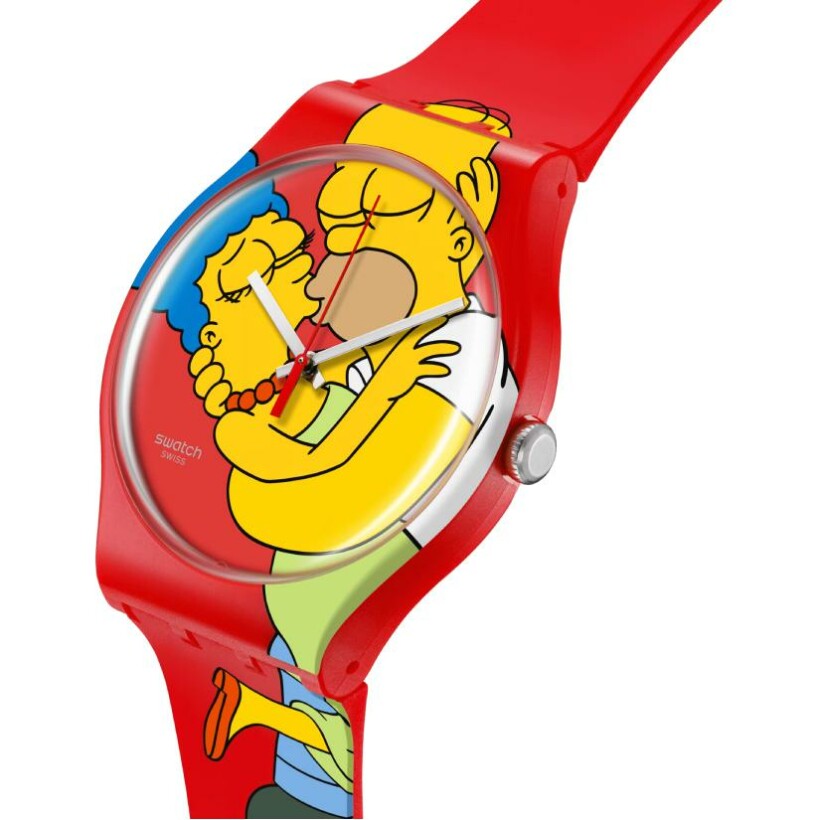 Montre Swatch The Simpsons Collection Sweet Embrace