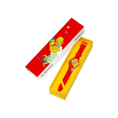 Montre Swatch The Simpsons Collection Sweet Embrace