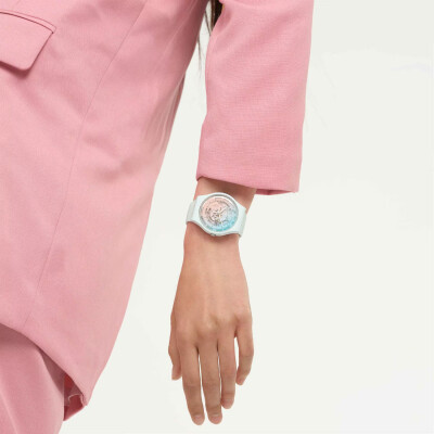 Montre Swatch The July Collection Fleetingly Iceblue