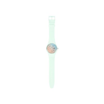 Montre Swatch The July Collection Fleetingly Iceblue