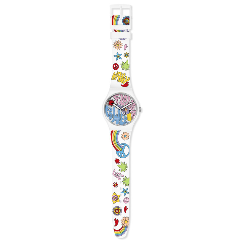 Montre Swatch Flower Power Power Of Peace