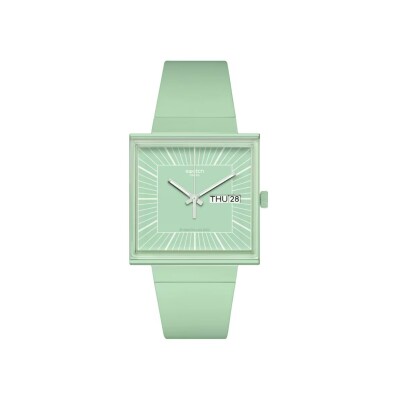 Montre Swatch What if …Mint? SO34G701