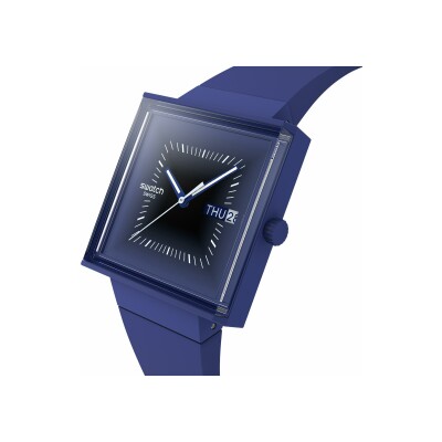 Montre Swatch Essentials Squarely Blacklight