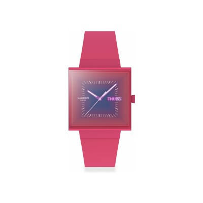 Montre Swatch Essentials Squarely Berry