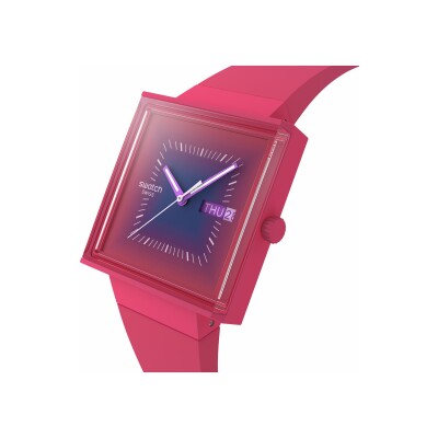 Montre Swatch Essentials Squarely Berry