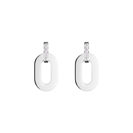 Boucles d'oreilles So Shocking Origine en or blanc et diamants 0.15ct