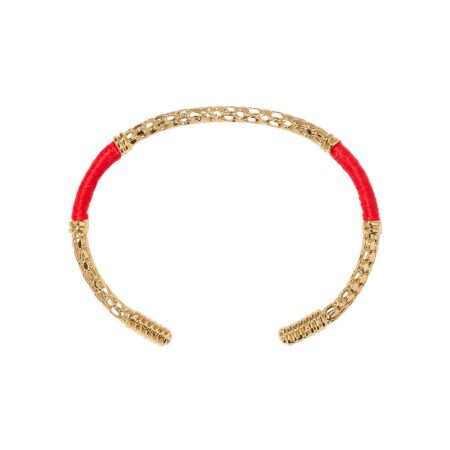 Bracelet Aurélie Bidermann Soho en métal doré et coton