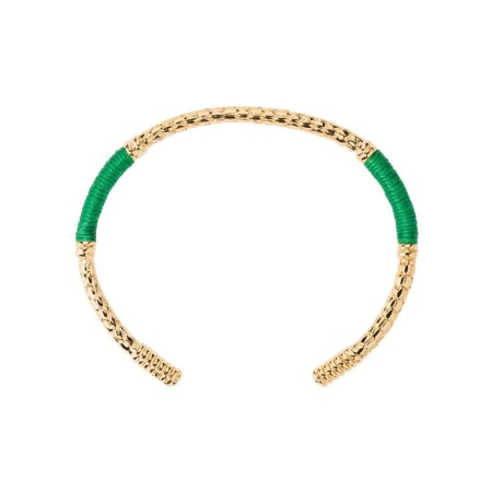 Bracelet Aurélie Bidermann Soho en métal doré et coton