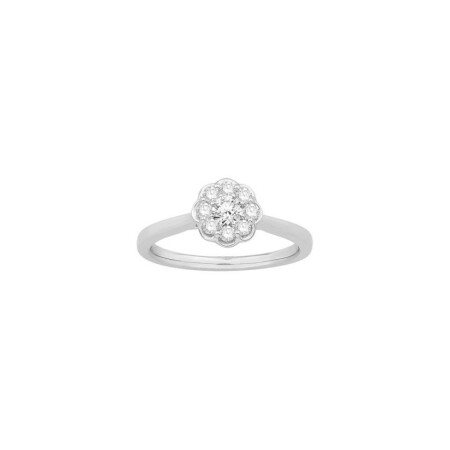 Bague en or blanc et diamants de 0.34ct