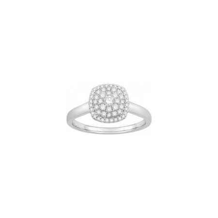 Bague en or blanc et diamants de 0.34ct