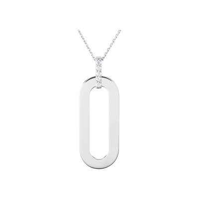 Collier So Shocking Origine en or blanc et diamant 0.1ct