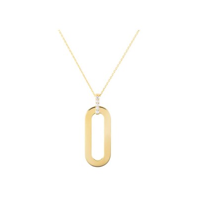 Collier So Shocking Origine en or jaune et diamants de 0.095ct