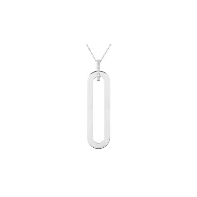 Collier So Shocking Origine en or blanc et diamant 0.15ct