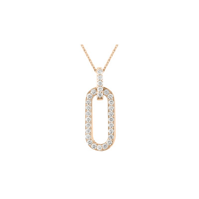 Collier So Shocking Origine en or rose et diamants 0.532ct