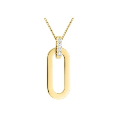 Collier So Shocking Origine en or jaune et diamants de 0.076ct