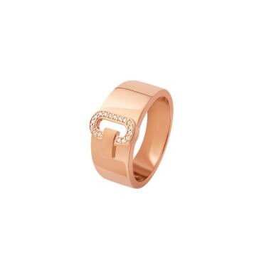 Bague So Shocking Emotion en or rose et diamants 0.068ct