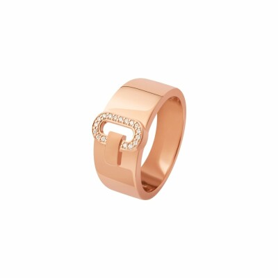 Bague So Shocking Emotion en or rose et diamants de 0.068ct