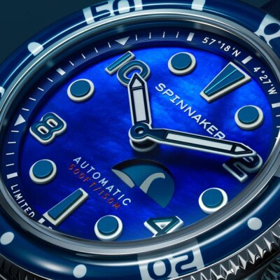 Montre Spinnaker Fleuss Automatique Nessie Pearl Diver édition limitée