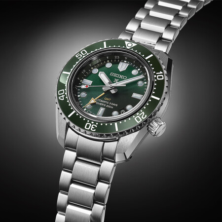 Montre Seiko Prospex 'Marine Green' GMT SPB381J1