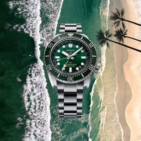 Montre Seiko Prospex 'Marine Green' GMT SPB381J1