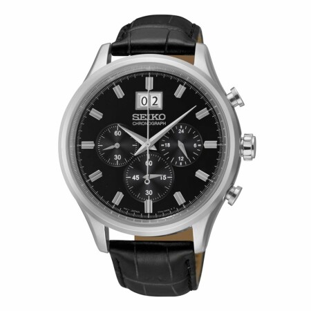 Montre Seiko Classique Homme Chronographe quartz SPC083P2