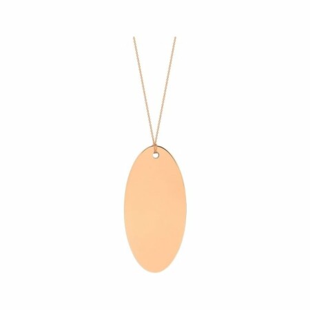 Collier Ginette NY ELLIPSES & SEQUINS en or rose