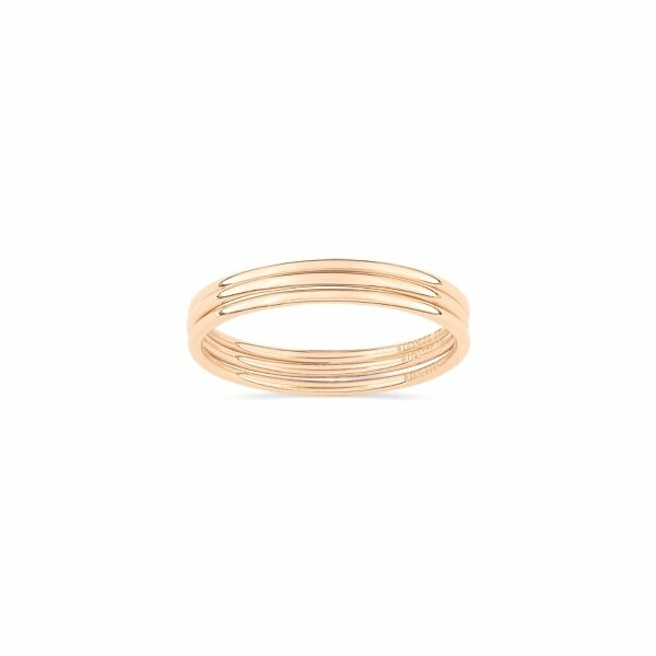 Bague Ginette NY CIRCLES en or rose