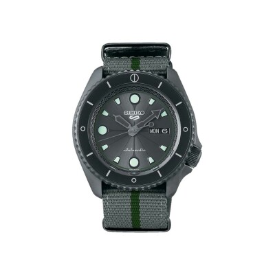 Montre Seiko 5 Naruto édition limitée Shikamaru Nara SRPF75K1