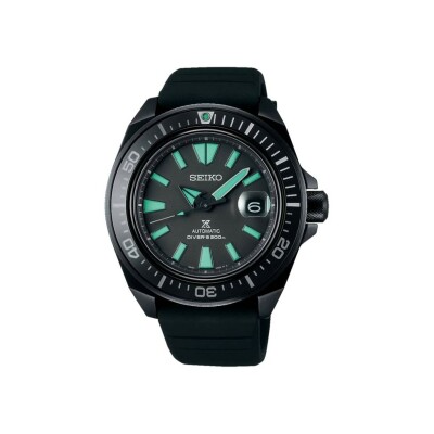 Montre Seiko Prospex Automatique Diver's 200m Black Series Night Vision édition limitée SRPH97K1