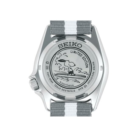 Montre Seiko 5 Sports x Snoopy "Surfboard" Edition limitée SRPK25K1