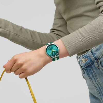 Montre Swatch Skin Irony Casual Stripe