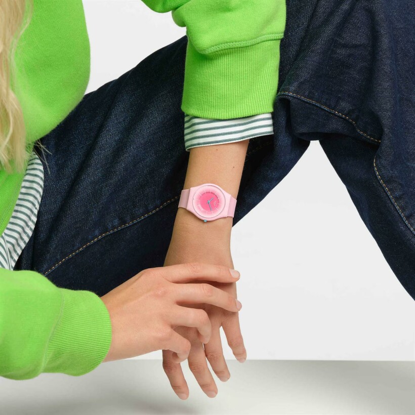 Montre Swatch Essentials Radiantly Pink SS08P110