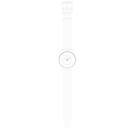 Montre Swatch Bioceramic Skin Classic Tick Different Blanca