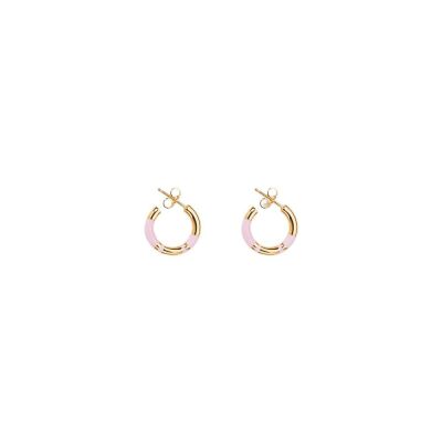 Boucles d'oreilles Aurélie Bidermann Positano en métal doré et résine