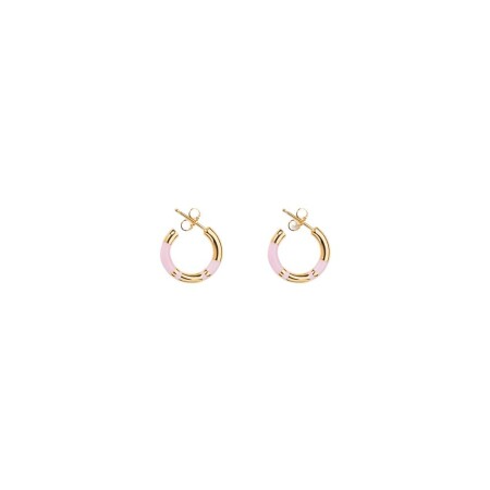 Boucles d'oreilles Aurélie Bidermann Positano en métal doré et résine