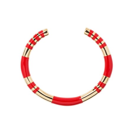 Bracelet Aurélie Bidermann Positano en métal doré et résine