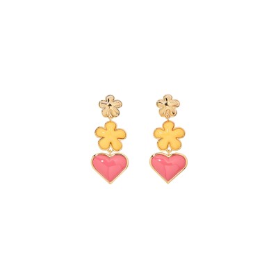 Boucles d'oreilles Aurélie Bidermann Guerida en métal doré à l'or 18 carats