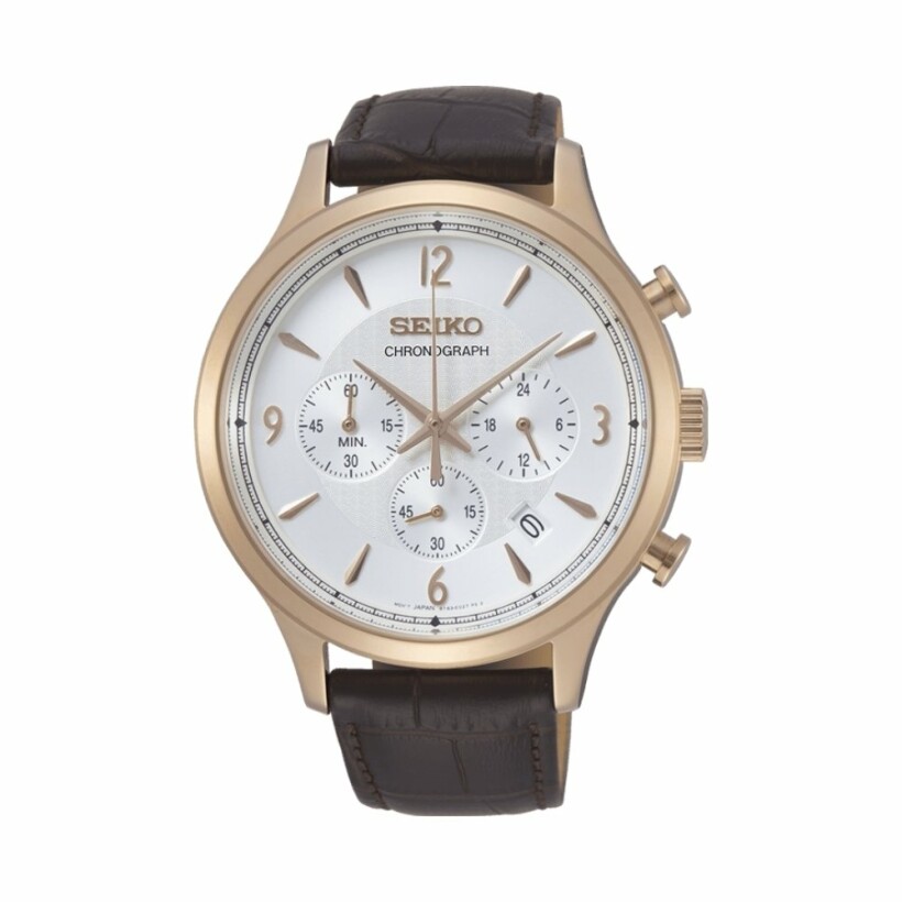 Montre Seiko Classique Quartz Chronographe SSB342P1