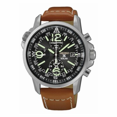 Montre Seiko Sport Chronographe alarme solaire SSC081P1