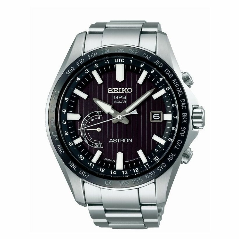 Montre Seiko Astron GPS solaire heure universelle SSE161J1