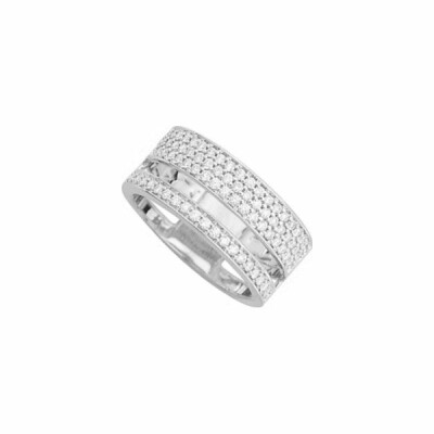 Bague joaillière en or blanc et diamants de 0.55ct
