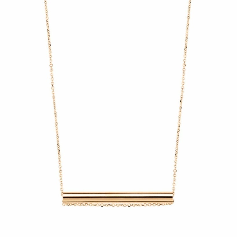 GINETTE NY STRAWS necklace, rose gold