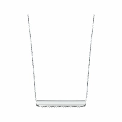 Ginette NY STRAWS ketting, witgoud