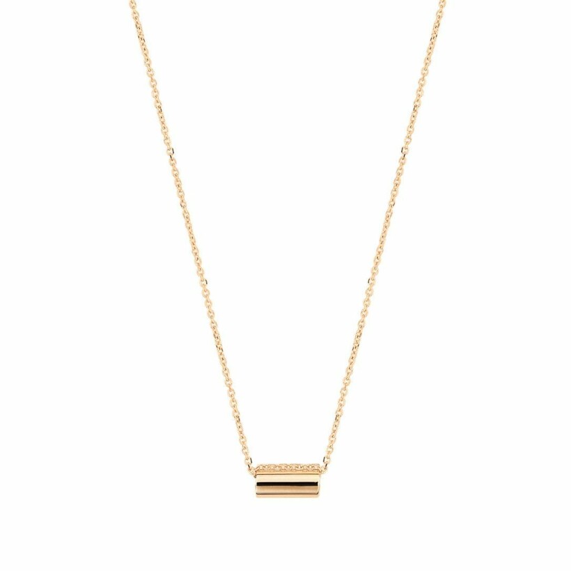 Ginette NY mini STRAWS necklace, rose gold 
