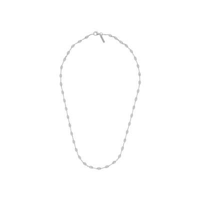 Collier Desmos Station en argent, 76 cm