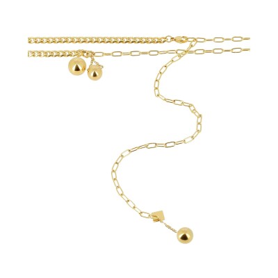 Bijou de taille Zag Furiani en acier doré