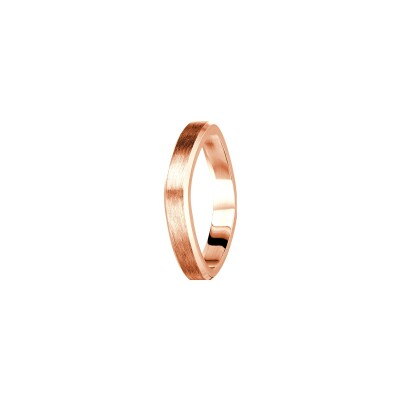 Alliance en or rose, 4mm