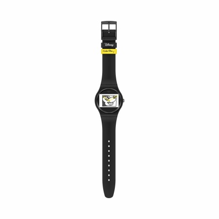 Montre Swatch Keith Haring Mickey blanc sur noir