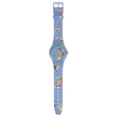 Montre Swatch Swatch x Centre Pompidou Blue Sky, by Vassily Kandinsky